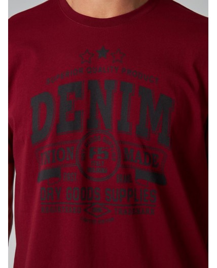 футболка мужская темно-бордовый