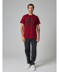 футболка мужская темно-бордовый