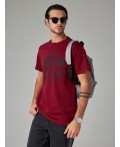 футболка мужская темно-бордовый