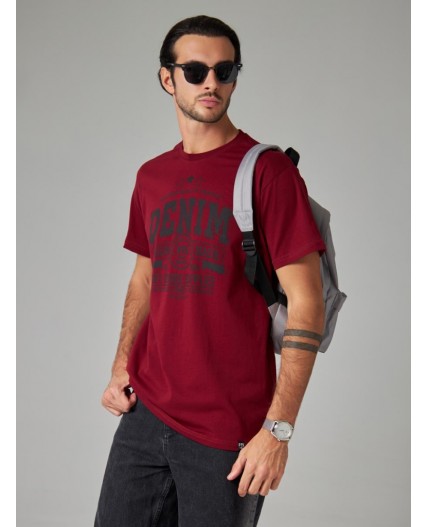 футболка мужская темно-бордовый