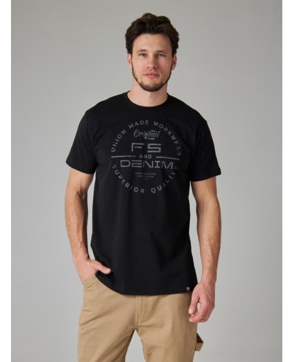 футболка мужская черный