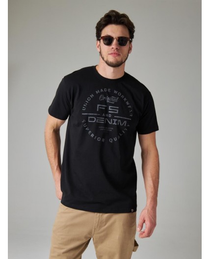 футболка мужская черный
