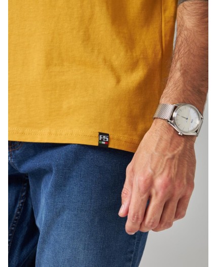 футболка мужская горчичный