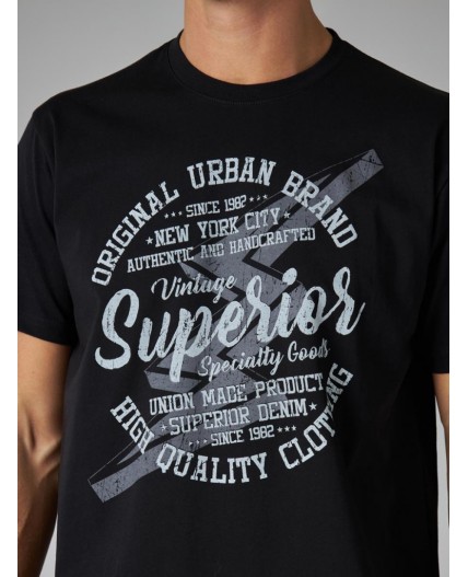 футболка мужская черный