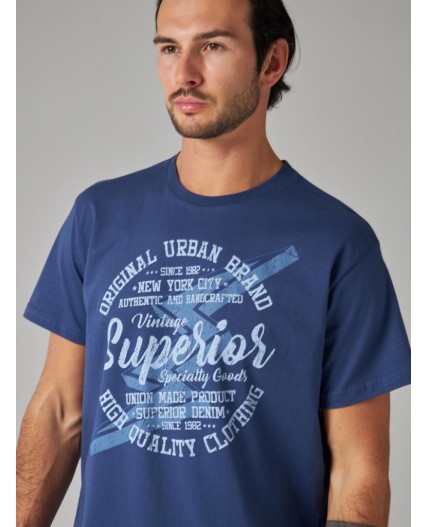 футболка мужская темно-синий