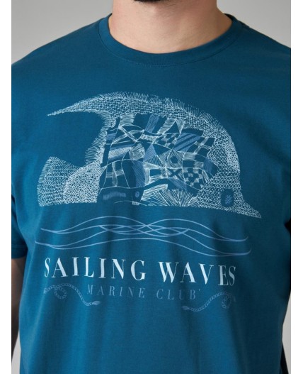 футболка мужская морской