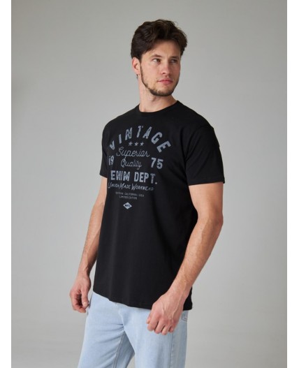 футболка мужская черный