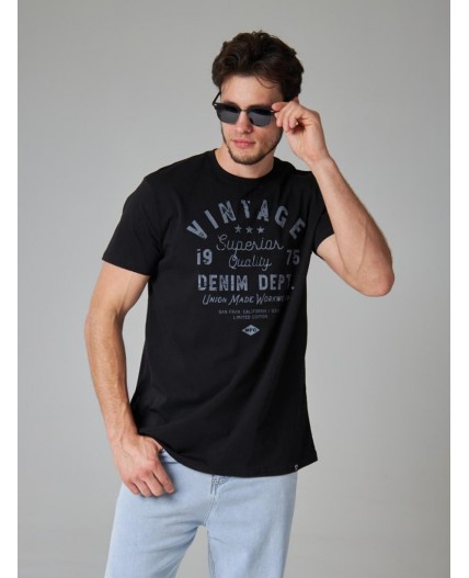 футболка мужская черный