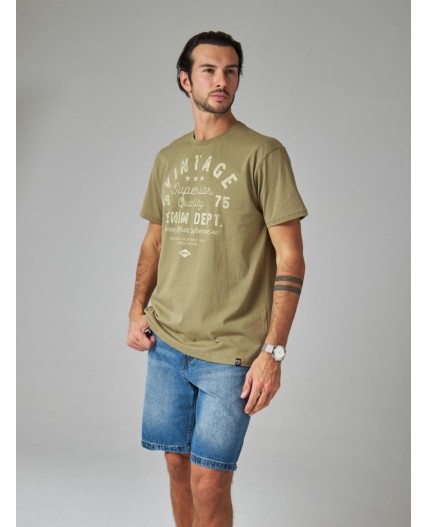 футболка мужская хаки