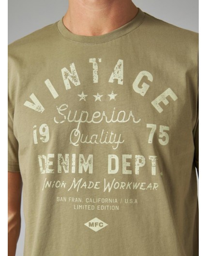 футболка мужская хаки