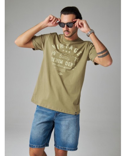 футболка мужская хаки