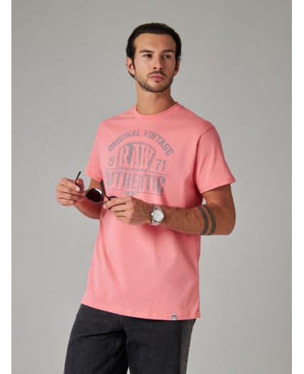 футболка мужская лососевый