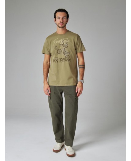 футболка мужская хаки