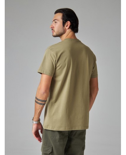 футболка мужская хаки