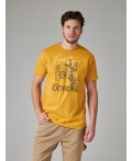 футболка мужская горчичный
