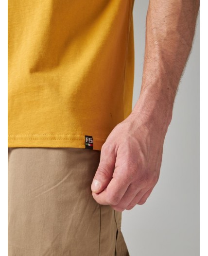 футболка мужская горчичный