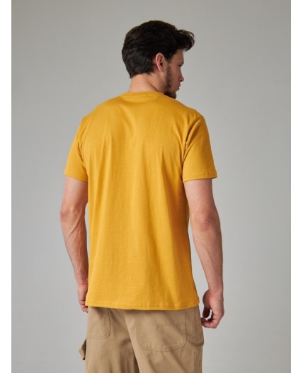 футболка мужская горчичный