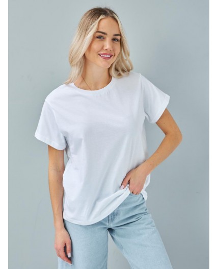 футболка женская белый