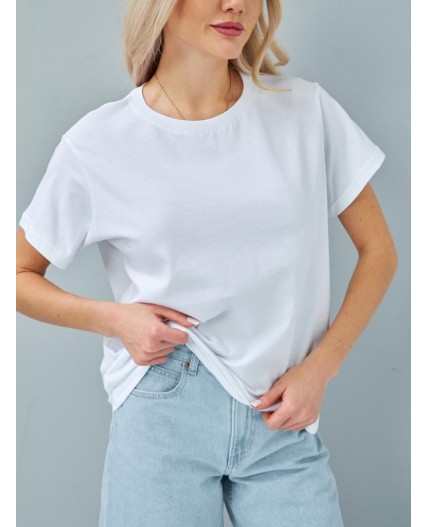 футболка женская белый