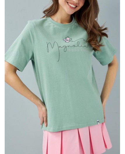 футболка женская зеленый