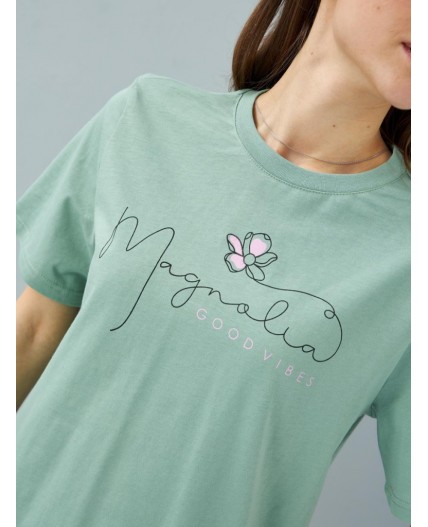 футболка женская зеленый