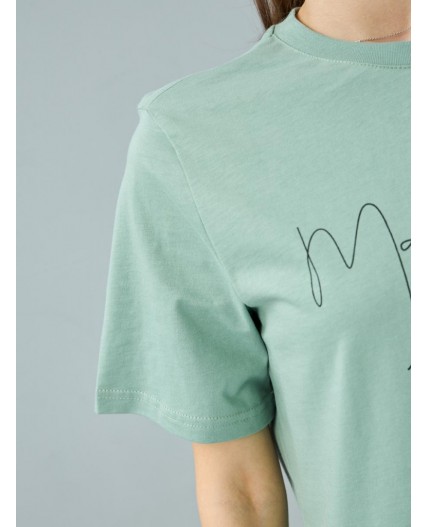 футболка женская зеленый