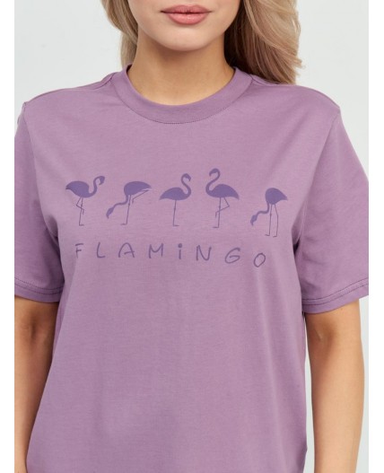 футболка женская фиолетовый