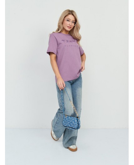 футболка женская фиолетовый