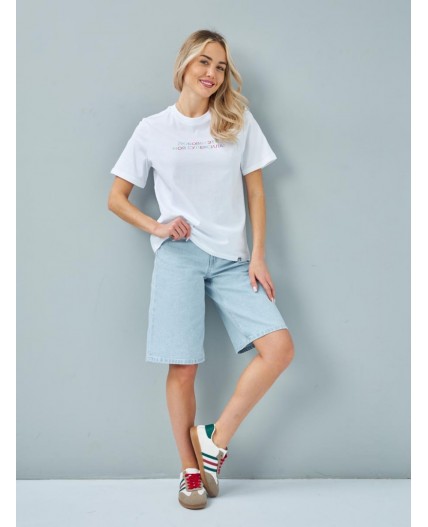 футболка женская белый