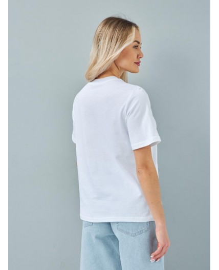 футболка женская белый