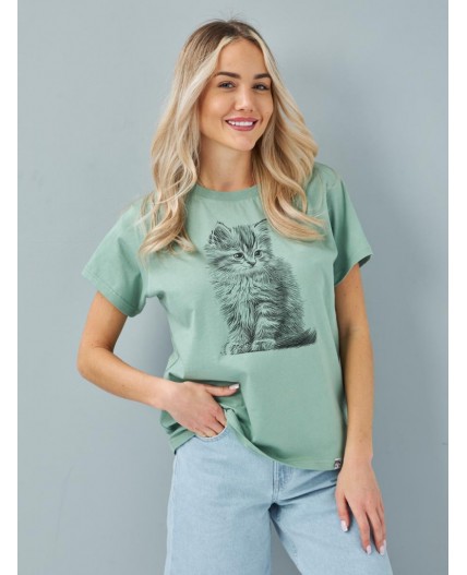 футболка женская зеленый