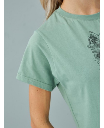 футболка женская зеленый