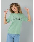 футболка женская зеленый