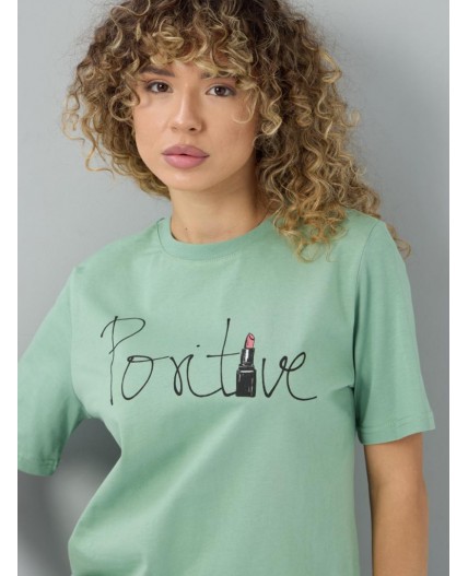 футболка женская зеленый