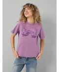 футболка женская фиолетовый