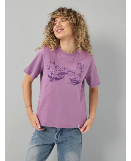 футболка женская фиолетовый