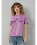футболка женская фиолетовый