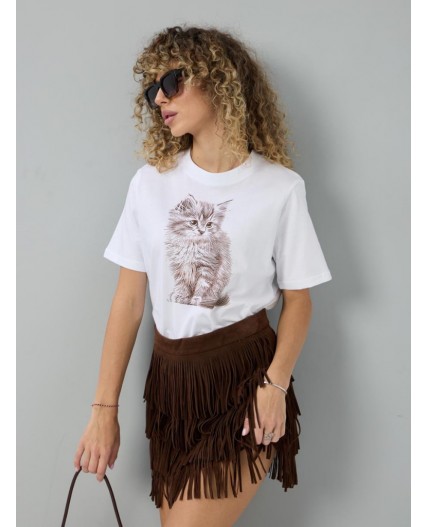 футболка женская белый