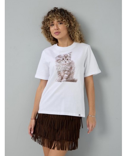 футболка женская белый