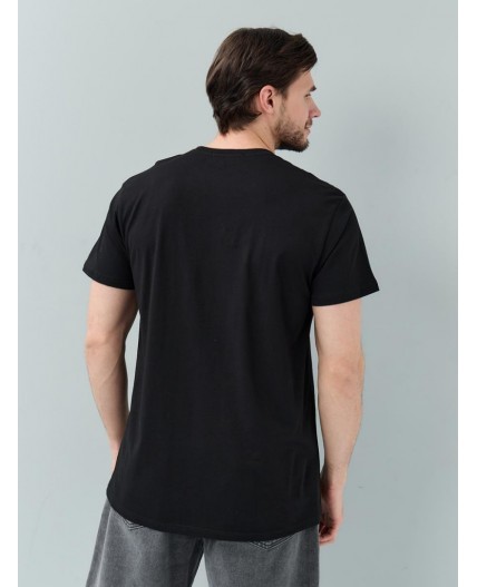 футболка мужская черный