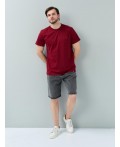 футболка мужская темно-бордовый