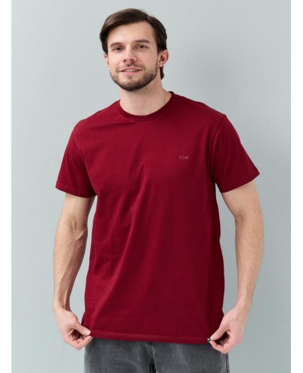 футболка мужская темно-бордовый