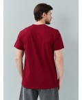 футболка мужская темно-бордовый