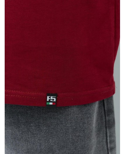 футболка мужская темно-бордовый