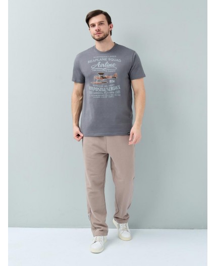 футболка мужская графитовый