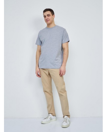 футболка мужская серый меланж