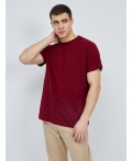 футболка мужская темно-бордовый