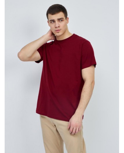 футболка мужская темно-бордовый