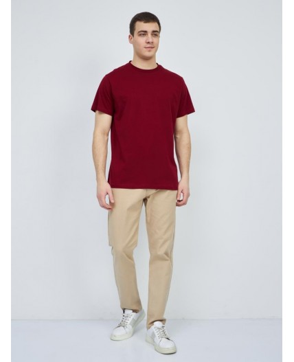 футболка мужская темно-бордовый