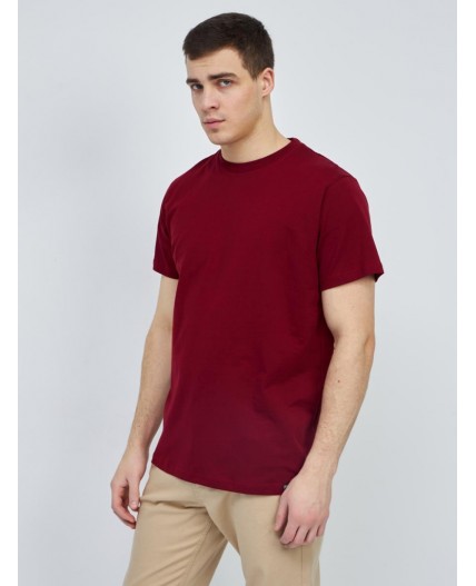 футболка мужская темно-бордовый